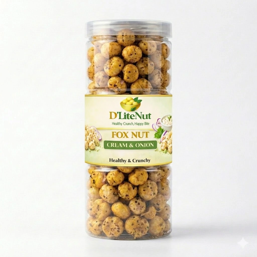 Cream & Onion – Premium Roasted Makhana